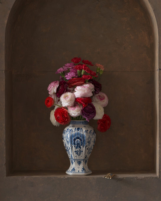 Nature morte avec vase de renoncules